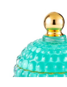 Scatola piccola bombata in vetro verde Medina EM? 2