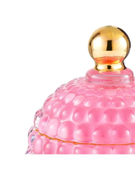 Scatola piccola bombata in vetro cipria Medina EM?