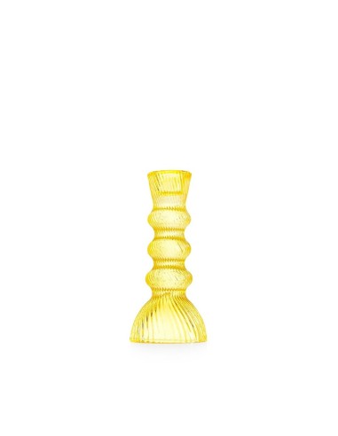 Candeliere piccolo in vetro Giallo Marrakech EM?
