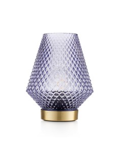 Lampada in vetro blu Marrakech EM? 2