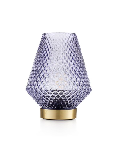 Lampada in vetro blu Marrakech EM?
