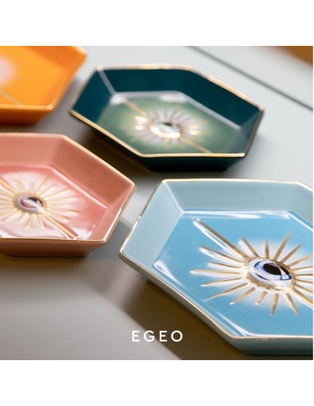 Vassoio esagonale grande celeste Egeo EM?