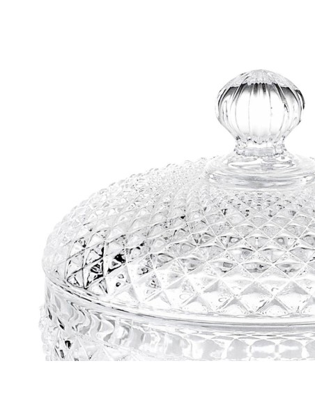 Scatola tonda in vetro trasparente Eterea EM?