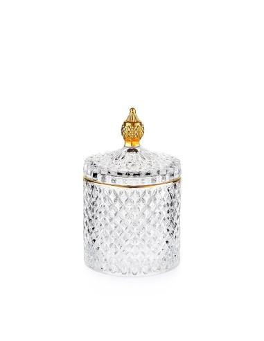 Porta bonbon grande in vetro trasparente Eterea EM?