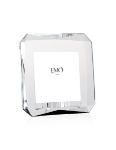 Portafoto quadrato in Cristallo Ghiaccio EM? 16(H) Cm