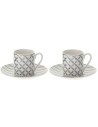 Set 2 Tazzine da Caff? Carta da zucchero e Oro VLK DESIGN by Hervit