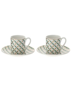 Set 2 Tazzine da Caff? Verde salvia e Oro VLK DESIGN by Hervit