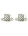 Set 2 Tazzine da Caff? Verde salvia e Oro VLK DESIGN by Hervit