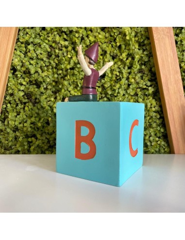 Salvadanaio Cubo con lettere e con Pinocchio Jutta Maison