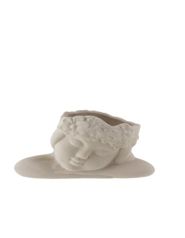 Vaso Angelo In Gres Rosa - Ilary Queen