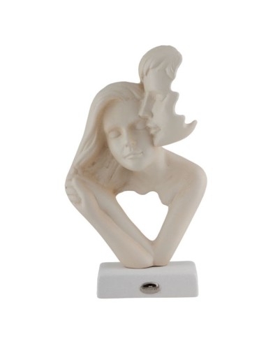 Scultura Innamorati In Gres Ottanio - Ilary Queen