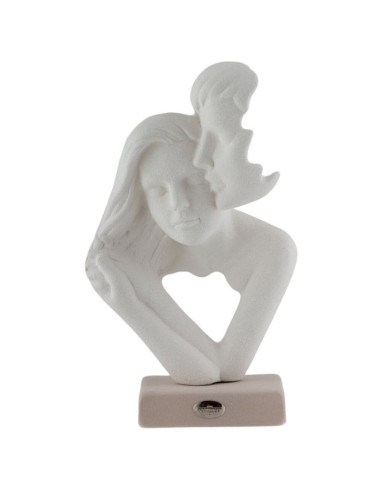 Scultura Innamorati In Gres Ottanio - Ilary Queen