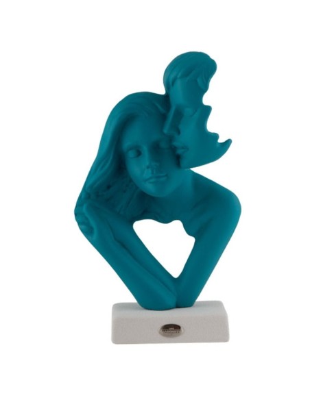 Scultura Innamorati In Gres Bianco- Ilary Queen