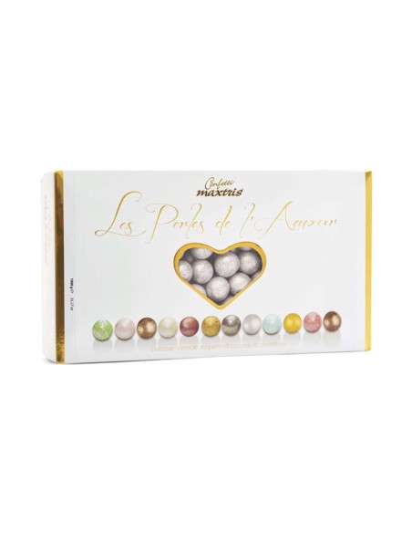 Confetti Maxtris Les Perles de L'Amour ETÈ ARGENTO PERLATO 1KG.