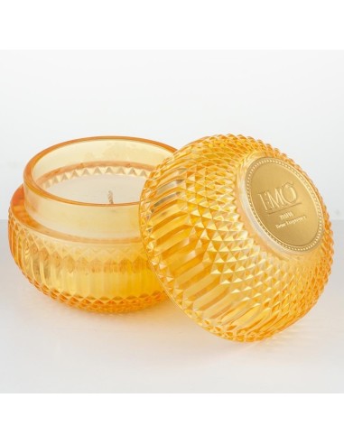 Emò Candela in vetro arancione Opulence