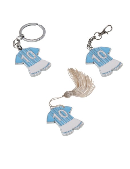 Gadget Completino calcio Napoli in metallo smaltato Greenford