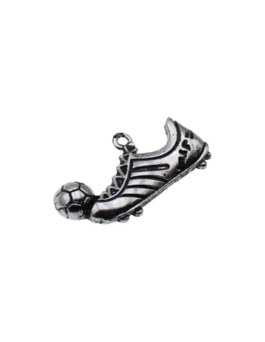 Gadget Scarpetta calcio in metallo cromato Greenford