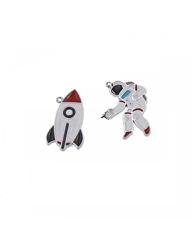 Gadget Navicella e Astronauta in metallo smaltato Greenford