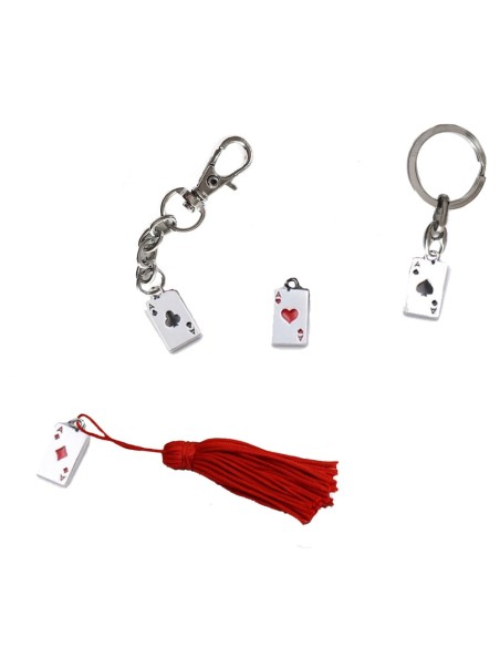 Gadget mini carta poker in metallo smaltato Greenford