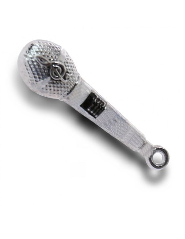 Gadget Microfono in metallo cromato Greenford