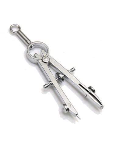 Gadget compasso in metallo cromato Greenford