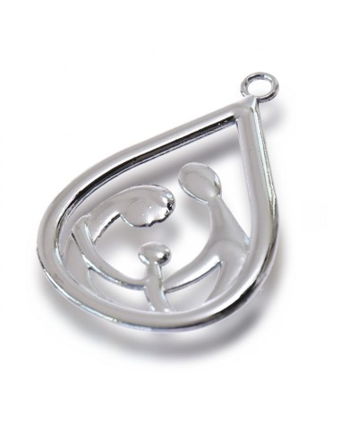 Gadget Sacra famiglia in metallo cromato Greenford