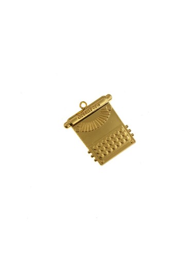 Gadget Macchina da scrivere in metallo dorato Greenford