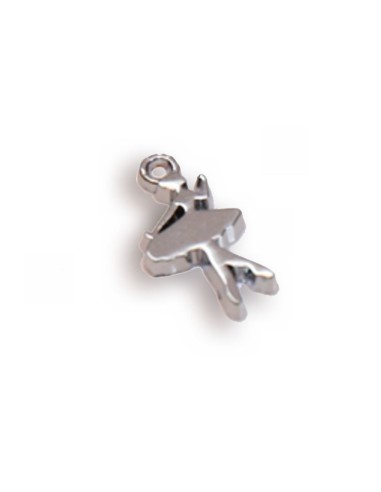 Gadget Mini ballerina in metallo cromato Greenford