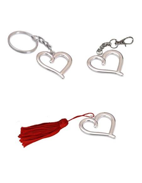 Gadget cuore easy in metallo cromato Greenford