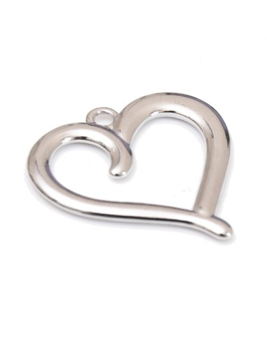 Gadget cuore easy in metallo cromato Greenford