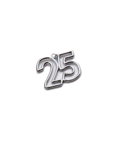 Gadget 25°Anniversario in metallo cromato Greenford