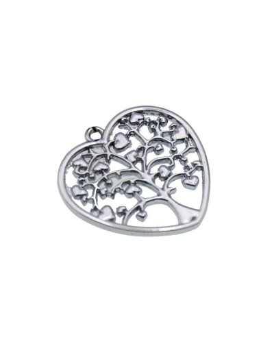 Gadget Albero del cuore in metallo cromato Greenford