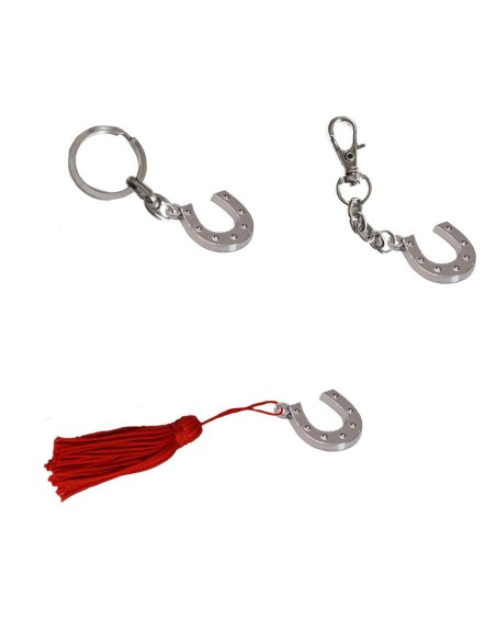 Gadget mini ferro di cavallo in metallo cromato Greenford