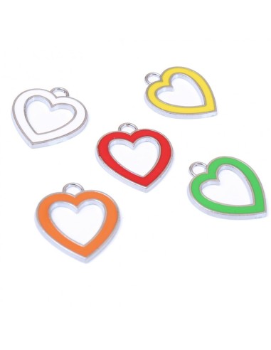 Gadget Cuore in metallo smaltato assortito Greenford