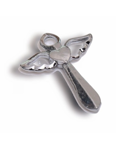 Gadget Croce con ali in metallo cromato Greenford