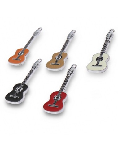 Gadget Chitarra classica in metallo smaltato assortito Greenford
