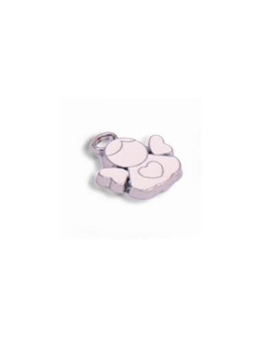 Gadget mini angelo in metallo smaltato bianco Greenford