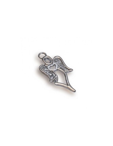 Gadget angelo con cuore in metallo cromato Greenford