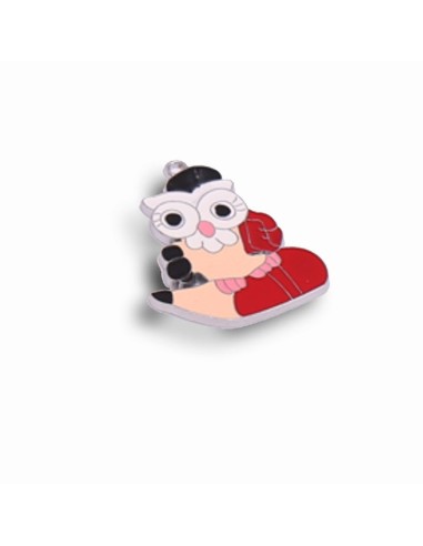 Gadget Gufo laurea su matita in metallo smaltato Greenford