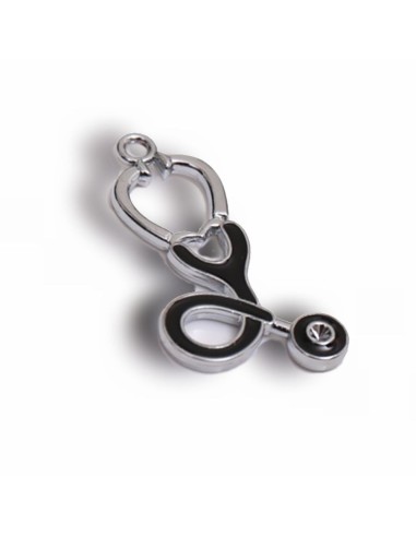 Gadget Mini Stetoscopio Nero in metallo smaltato Greenford
