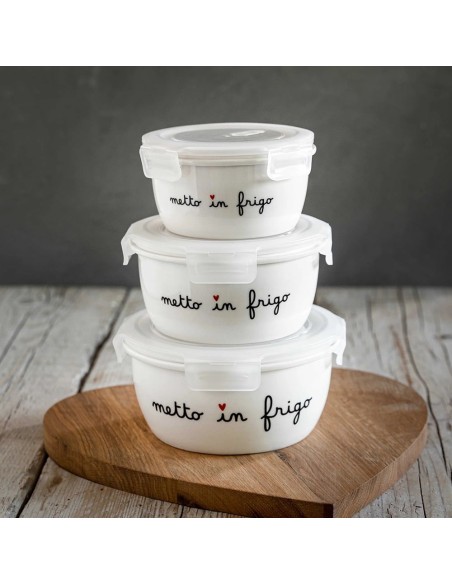 Contenitore rotondo piccolo Metto in frigo Simple Day