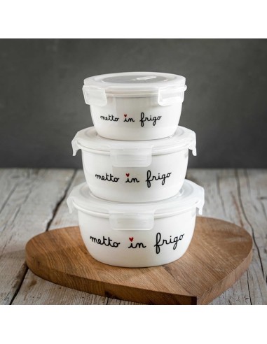 Contenitore rotondo grande Metto in frigo Simple Day