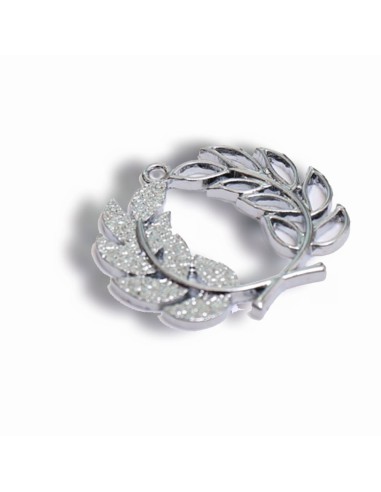 Gadget Corona d'alloro in metallo satinato Greenford