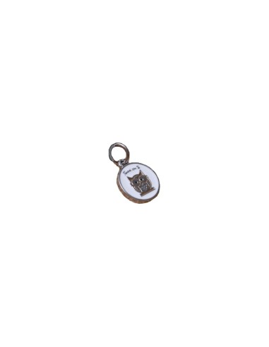Gadget gufetto tienimi con te in metallo cromato Greenford