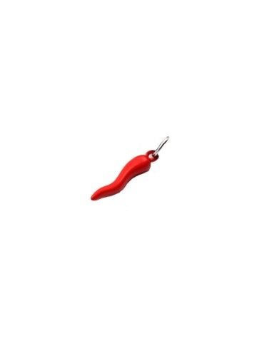 Gadget Corno portafortuna rosso in metallo smaltato Greenford