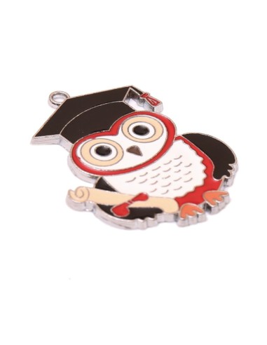 Gadget Gufetto Tocco Laurea in metallo smaltato Greenford