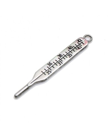 Gadget Termometro medio in metallo cromato Greenford
