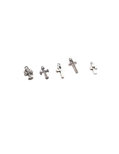 Gadget Mix croci assortite in metallo cromato Greenford
