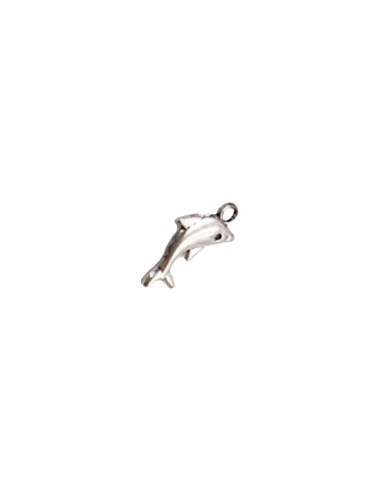Gadget mini Delfino in metallo cromato Greenford