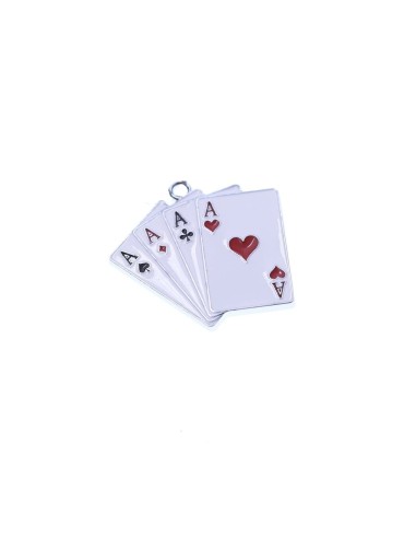 Gadget Poker d'assi in metallo smaltato Greenford